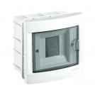 PANASONIC - 4 Gang Flush Mounted Distribution Box transparent door BQDT10411