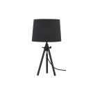 IDEAL LUX - Настолна лампа YORK TL1 WOOD Nero  121413