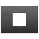 VIMAR - 19652.01 - Classic plate2centrM metal matt graphite