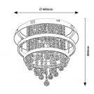 RABALUX - Полилей Pallas LED 32W+ E14 3X MAX 40W 2030lm 4000K 2237 (2)