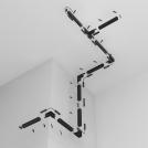 ACA LIGHTING - MS1MB MAGNETIC SURFACE/PENDANT TRACK 48V DC 1M MATTE BLACK (3)