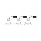 PAULMANN -  93460  LED recessed light Nova Coin basic set rigid IP44 round 78mm Coin✴ white matt (1)