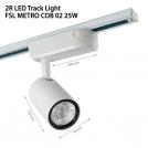 TNL - LED Track Light FSL METRO COB 02 25W 4000K 24°White