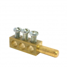 MOREK - Конектор MPIN3 3X16mm² за месингова шина h16mm 80A 690V  MAD3016E21