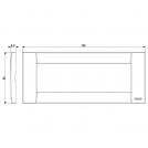 VIMAR - 16746.04 - IDEA Classic Рамка 6М италиански стандарт Idea white (1)