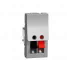 SCHNEIDER ELECTRIC - NU348730 One module audio connector aluminium