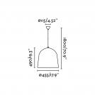 FARO - CRATER Black pendant lamp Ref.68461 (3)