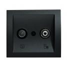 PANASONIC - TV-Rad Socket, Cover WBTR0455-5BL