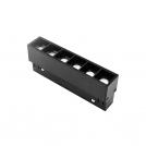 COUP LIGHT - Magnetic illuminator GRILLE 48V 6W black - 3000K MT-26-6T