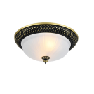 ELMARK - PETRA S CEILING LAMP 2XE27 320mm BLACK - 955PETRA3S/BL