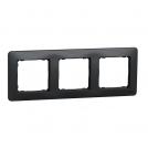 SCHNEIDER ELECTRIC - SDD314803 Sedna Design- 3-gang frame - antracite