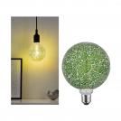 PAULMANN - LED Декоративна крушка  28747   Miracle Mosaic Edition Standard 230V LED Globe G125 ⚡ E27 ⚡ 470lm ⚡ 5W ⚡ 2700K dimmable ✴ Зелен 