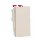 SCHNEIDER ELECTRIC - NU310544 New Unica - Intermediate switch 10A screwless 1 module ivory