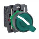 SCHNEIDER ELECTRIC - Selector switch illuminated green 1-2 1NO-1NC 230...240Vac Ø22mm XB5 XB5AK123M5