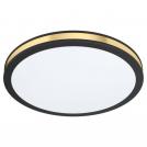 EGLO - Плафон LED 12W 1350lm Ø280 черно/златно 'PESCAITO' 99406