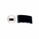 V-TAC - 6W LED Wall Light Up/Down Sand Black IP54 4000K SKU: 8616  VT-846