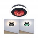 PAULMANN - LED Плафон /Аплик  71037  SPACEGLOW TWO⚡RGB+⚡1200lm⚡230V⚡14W dimmable⚡3000 - 6500K✴Черен мат
