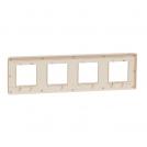 SCHNEIDER ELECTRIC - NU280844 cover frame - 4 gangs - 4 x 2 modules - beige/ ivory (2)