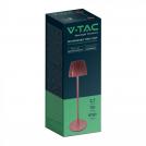 V-TAC - 2.7W LED Настолна Лампа 3in1 Кафявa SKU: 23354 (8)