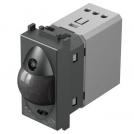 TEM - EM31AT Motion sensor PIR, 110°, range 8m @ h=1.2m, 5A, requires neutral, 1M, color Anthracite, Modul