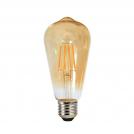 TNL - LED lamp FILAMENT E27 4W 2700K 360° ST64 SS Smoke