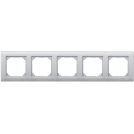 SCHNEIDER ELECTRIC - MTN486560 M-Plan frame, 5-gang, aluminium