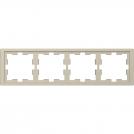 SCHNEIDER ELECTRIC - MTN4040-6533 рамка четворна сахара D-Life Merten 