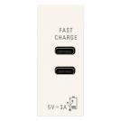 VIMAR - C+C USB power unit 15W 3A 5V white 30292.CCB