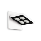 IDEAL LUX - wall luminaire    GARAGE AP4 SQUARE BIANCO 205861