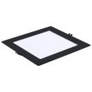 RABALUX - LED Recessed panel SHAUN2 black square 18W 1350lm IP20 4000K 71265