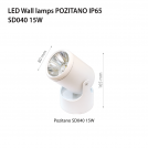 TNL - POZITANO SD040 15W 4000K IP65