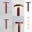 NOVA LUCE - Градински стълб  Д:11, В:20 см.   9030858   MOOD ⚡ LED 5W ⚡ 402Lm ⚡ 3000K ⚡ 100-240V ⚡ IP65 ✴ Ръждивокафяв