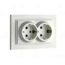 MONO ELECTRIC - MONO ELECTRIC - Двоен Контакт Despina, 16А, MN-102-190004-120, 2P+E, бял