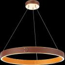 ELMARK - LED ПЕНДЕЛ PRESTIGE 49W 3000K 3920lm КОЖА КАФЯВ+ОРАНЖЕВ 955PRESTIGE4930BO