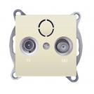 ACA LIGHTING - TV-SAT розетка крайна PRIME слонова кост 1000114202