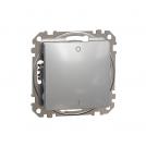 SCHNEIDER ELECTRIC - SDD113102 Sedna Design & Elements - 2pole switch - 10AX 250V without frame aluminium