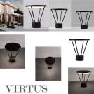 NOVA LUCE - Bollard  D:30, H:33 cm.  9030572   VIRTUS ⚡ LED 16W ⚡ 1190Lm ⚡ 3000K ⚡ 220-240V ⚡ IP65 ✴ Dark Anthracite