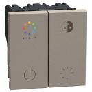 BTICINO - Dimmer button DALI RGB 2M color Stone Light Now YG4417