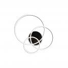 IDEAL LUX - Плафон 269825 FRAME PL CERCHIO NERO