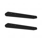PAULMANN - 94605 CorDuo cable system mounting set bracket set of 2✴black matt