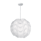 ELMARK - LUNA PENDANT 1xE27 WHITE 955LUNA1 