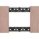 BTICINO - KA4803ZM cover plate Living Now 3 modules - copper