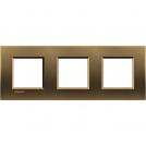 BTICINO - LNA4802M3BZ Square cover plate 3х2modules - Bronze