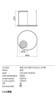 REDO GROUP - Пендел ORBIT 01-1948-DALI LED 42W 3000K D600 SAND BLACK-DALI (1)