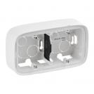 LEGRAND - 7 555 52 2-gang surface-mounting box Valena Allure - 166 x 95.5 x 44.8 mm - white