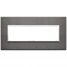 VIMAR - 21657.03 - Plate 7M aluminium lava grey