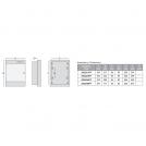 ACA LIGHTING - Табло за скрит монтаж 2x18 мод. с бяла врата 282U2X18CW (1)