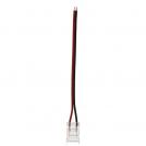 VITO - LED STRIP CONNECTOR CONMS8 8MM-SINGLE WITH 10CM CABLE TRANSPARENT 2PCS-BAG 5520312