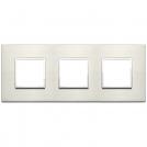 VIMAR - 21644.08 - Plate 6M (2+2+2) 71mm titanium