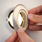 PAULMANN - Рамка за LED Луна   93742  COVER ⚡ round 86mm ✴ Неръждаема стомана